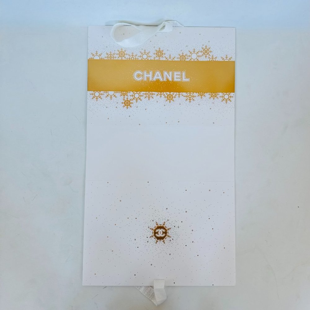 Chanel Gold Snowflake Origami Box Bag Set of 10